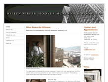 Tablet Screenshot of dhmwllp.com
